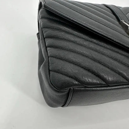 Saint Laurent YSL College Medium Handtasche schwarz Leder / sehr gut Saint Laurent