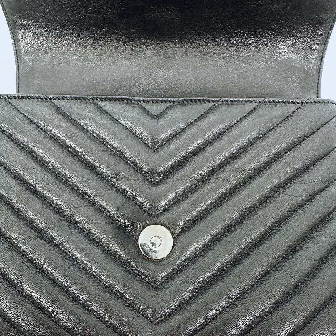 Saint Laurent YSL College Medium Handtasche schwarz Leder / sehr gut Saint Laurent