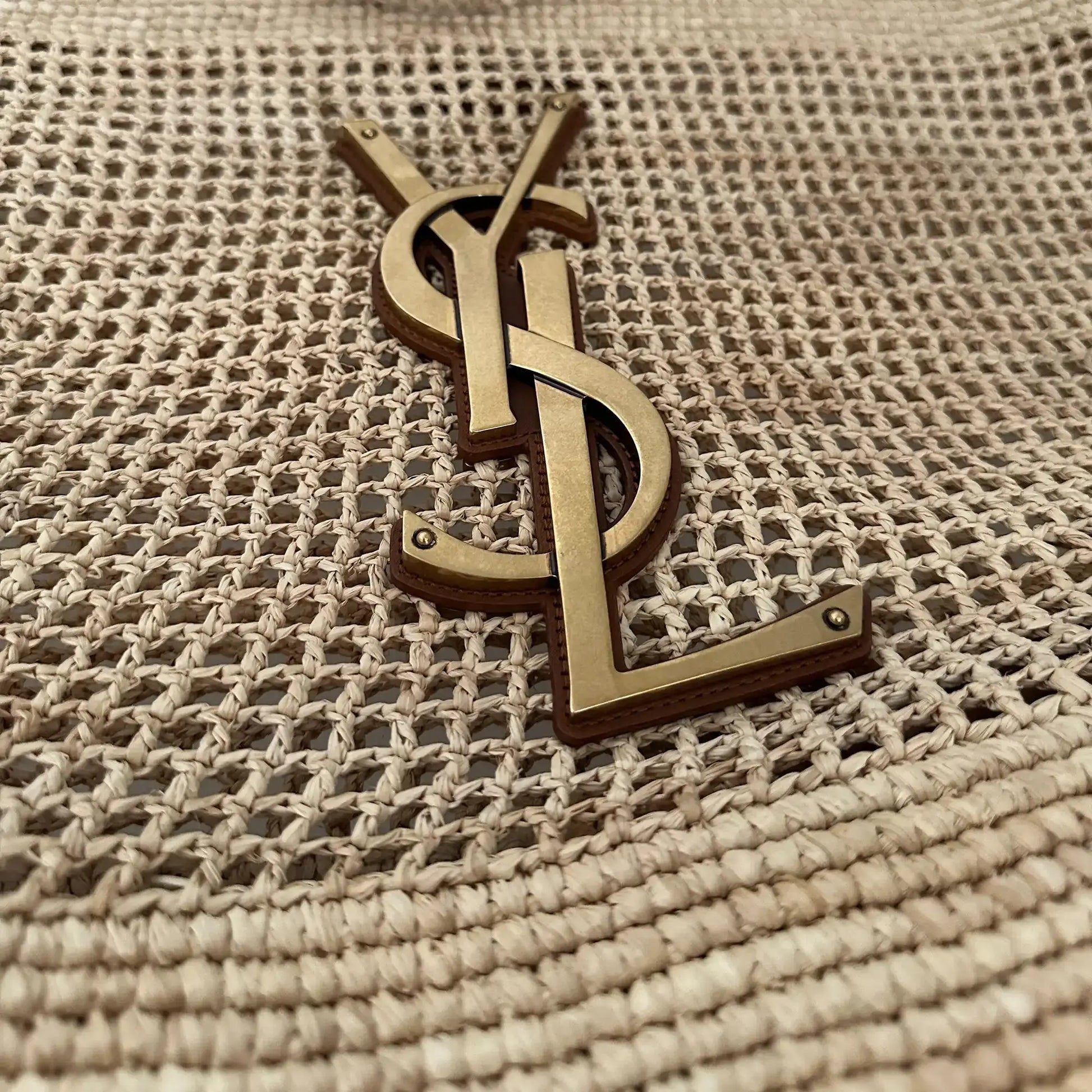 Saint Laurent YSL Icare Maxi Shopper Raffia 2024 / ungetragen Saint Laurent