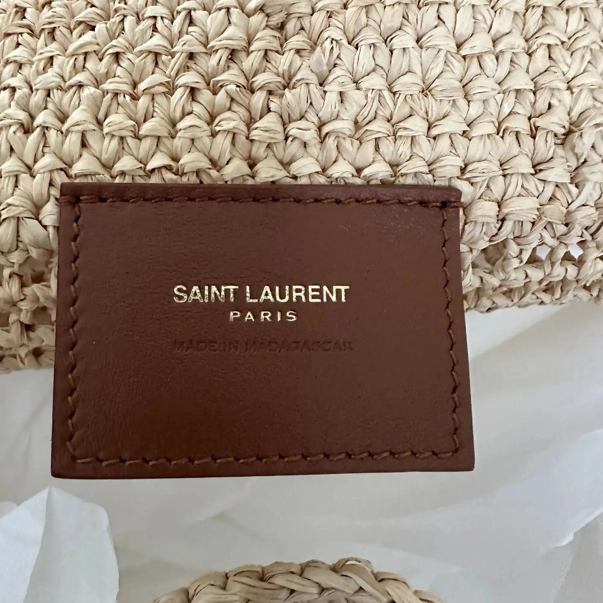 Saint Laurent YSL Icare Maxi Shopper Raffia 2024 / ungetragen Saint Laurent