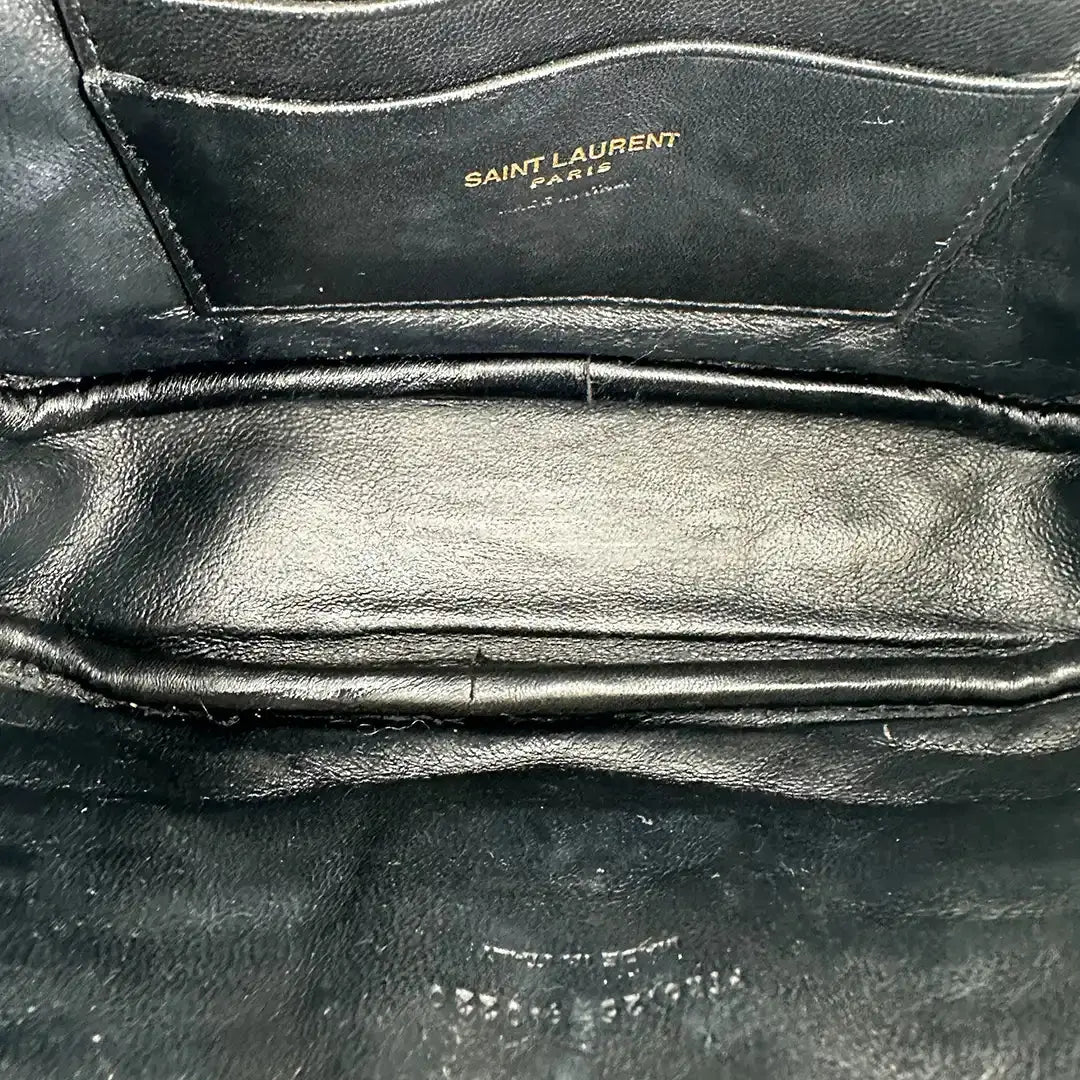 Saint Laurent YSL Lou Camera Bag Leder schwarz / gut Saint Laurent