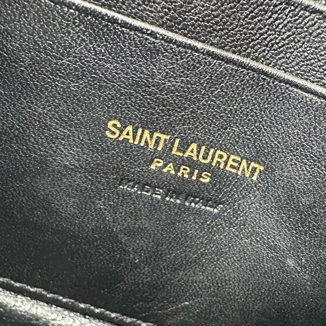 Saint Laurent YSL Lou Camera Bag Leder schwarz / gut Saint Laurent
