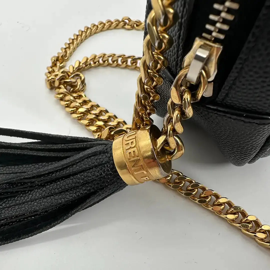 Saint Laurent YSL Lou Camera Bag Leder schwarz / gut Saint Laurent