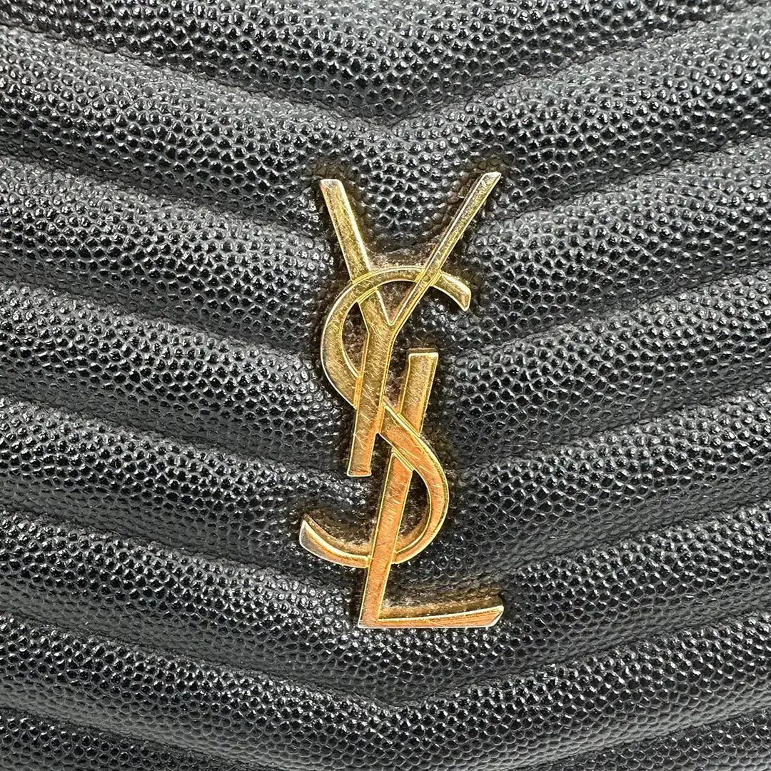 Saint Laurent YSL Lou Camera Bag Leder schwarz / gut Saint Laurent