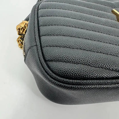 Saint Laurent YSL Lou Camera Bag Leder schwarz / gut Saint Laurent