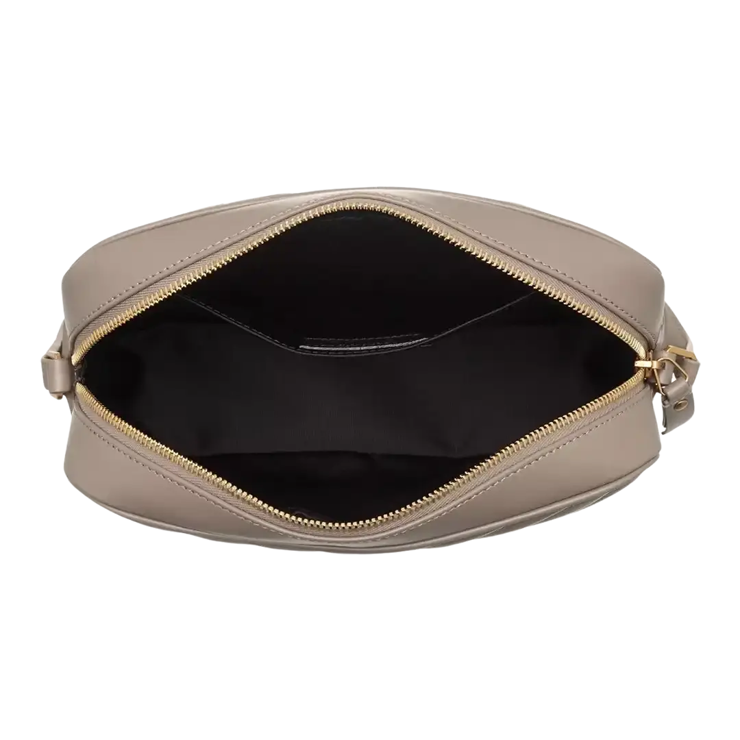 Saint Laurent YSL Lou Crossbody Tasche grau-braun / neuwertig - Echtheitscheck