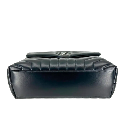 Saint Laurent YSL LouLou Medium Leder schwarz silberne Hardware Fullset / sehr gut Saint Laurent