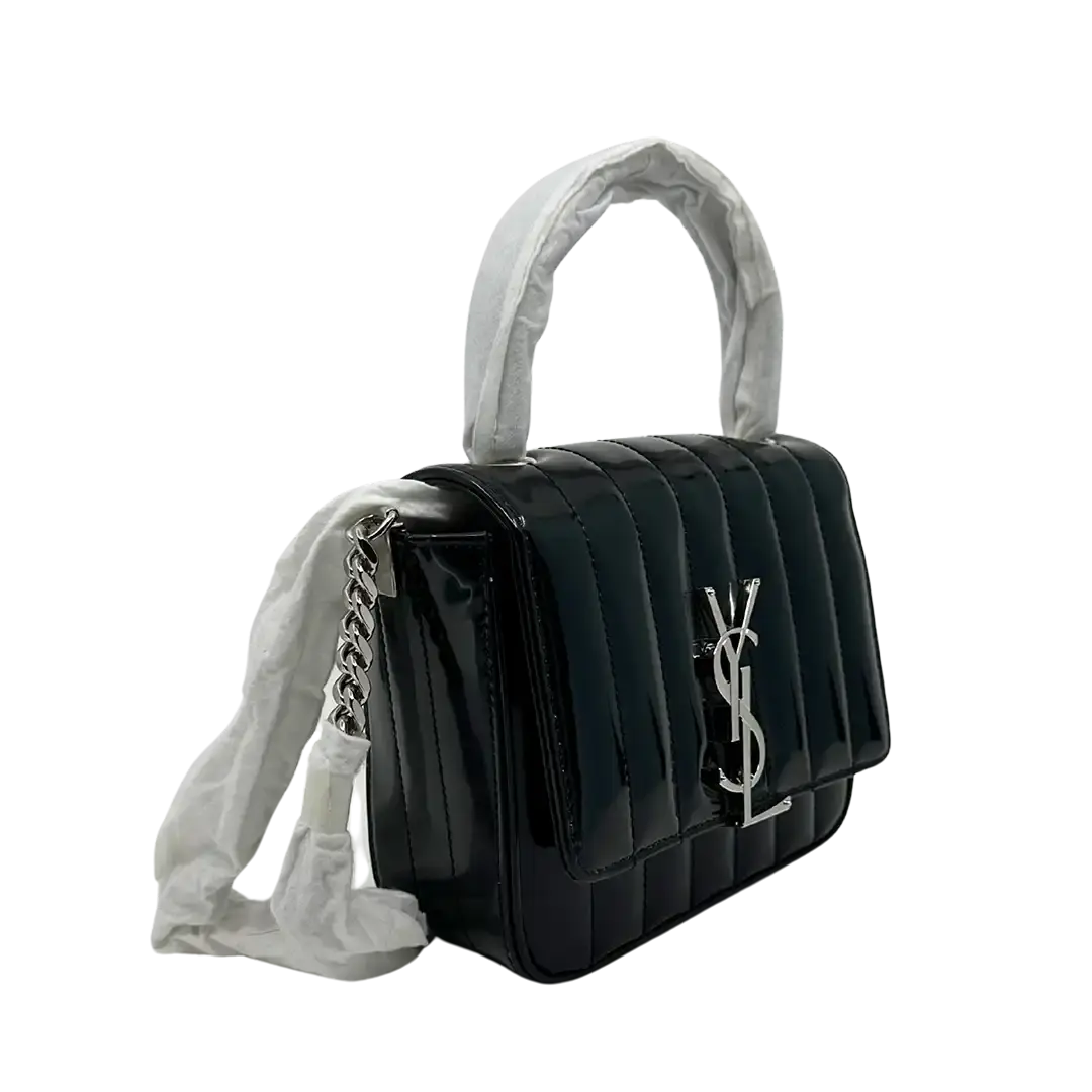 Saint Laurent YSL Vicky Small Lackleder / ungetragen Saint Laurent