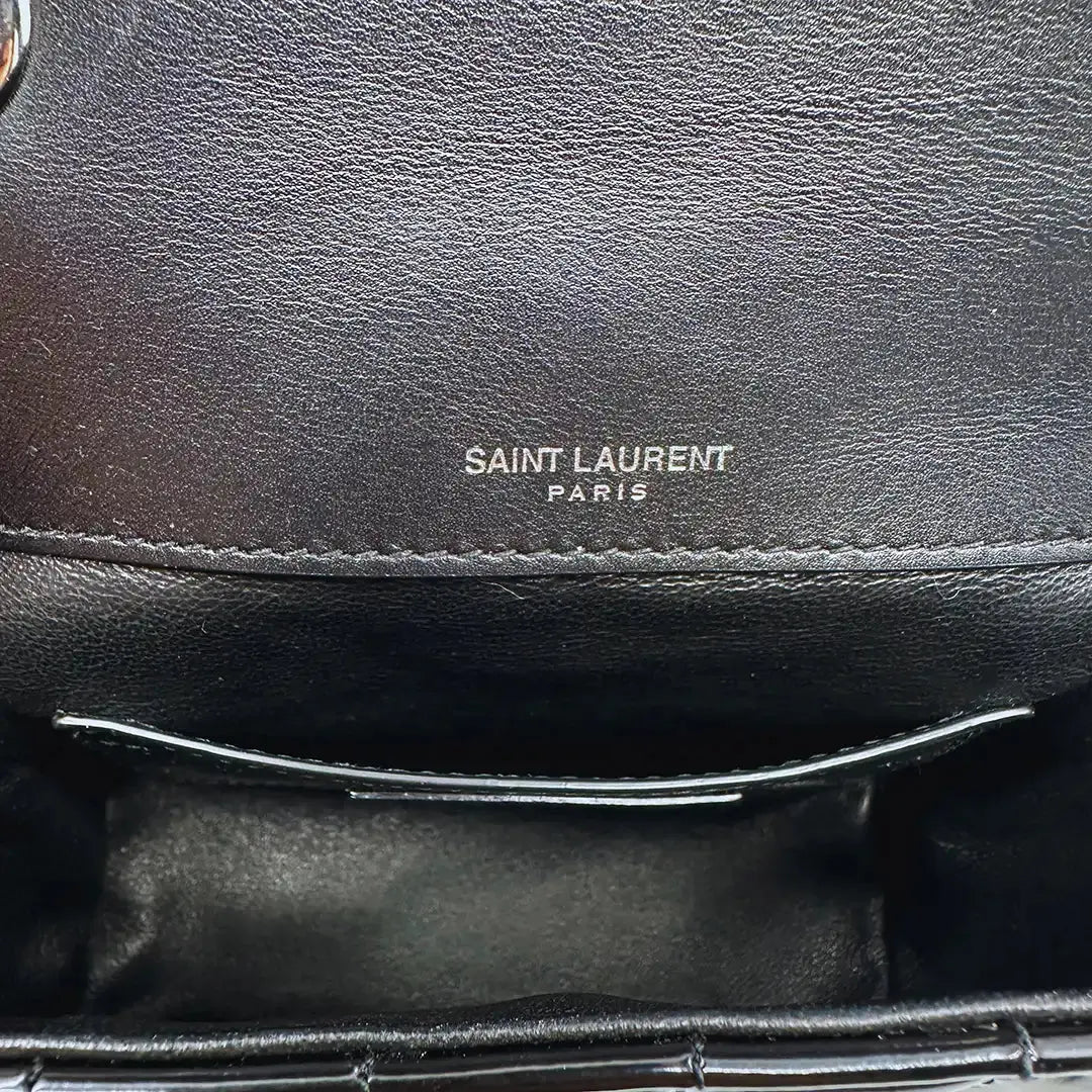 Saint Laurent YSL Vicky Small Lackleder / ungetragen Saint Laurent