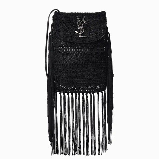 Saint Laurent YSL Anita Small Häkel-Crossybody Tasche / neuwertig Saint Laurent