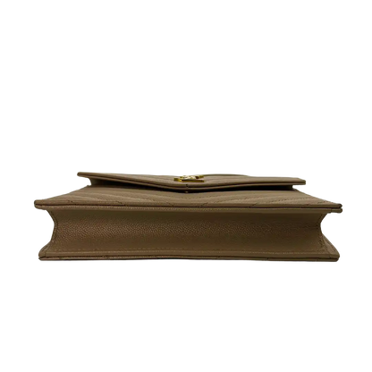 Saint Laurent YSL Cassandre Envelope mit Kettenriemen beige / sehr gut Saint Laurent
