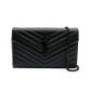 Saint Laurent Chevron Monogram Monochrome Chain Wallet schwarz / sehr gut Saint Laurent