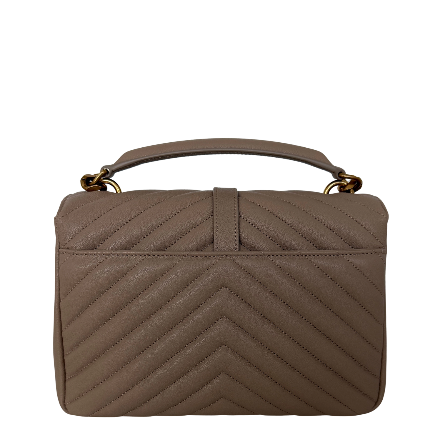 Saint Laurent College Tasche Medium dark beige / neuwertig Saint Laurent