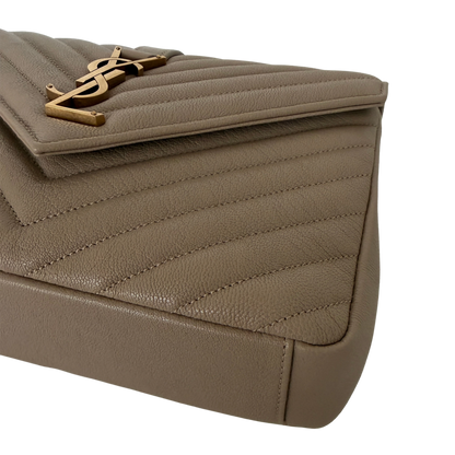 Saint Laurent College Tasche Medium dark beige / neuwertig Saint Laurent
