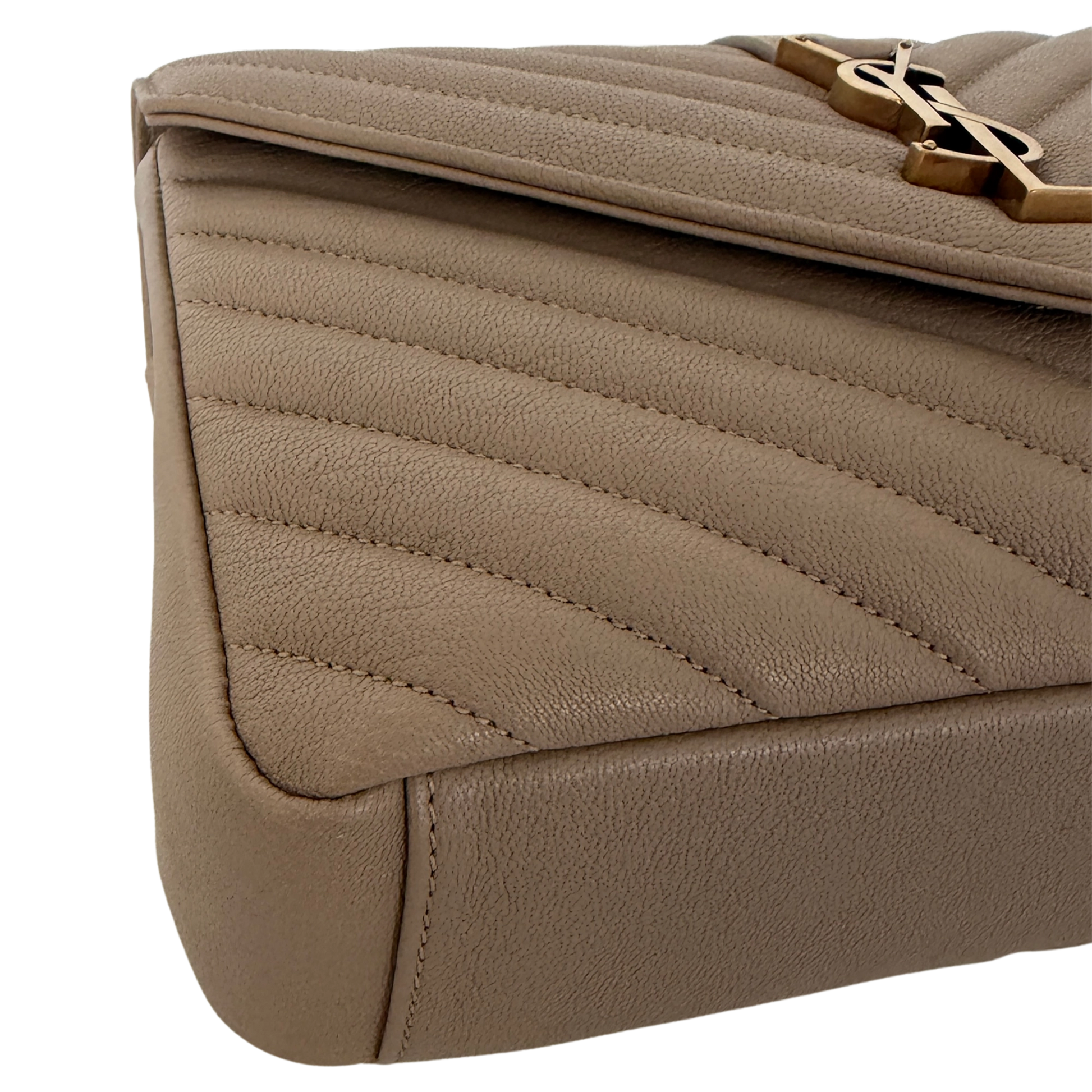 Saint Laurent College Tasche Medium dark beige / neuwertig Saint Laurent