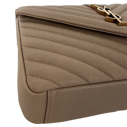 Saint Laurent College Tasche Medium dark beige / neuwertig Saint Laurent