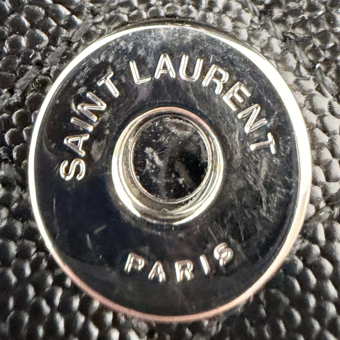 Saint Laurent YSL Envelope Medium schwarz silberne Hardware Saint Laurent