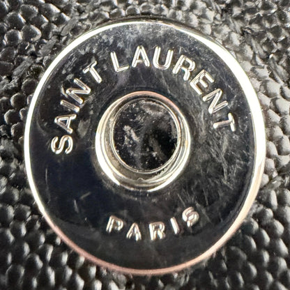 Saint Laurent YSL Envelope Medium schwarz silberne Hardware Saint Laurent