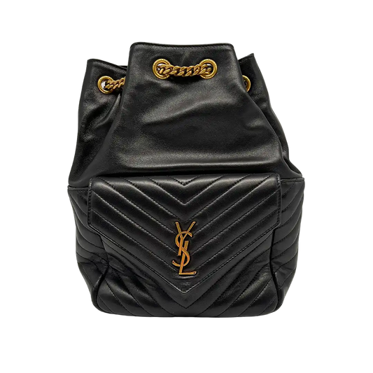 Saint Laurent Joe Rucksack aus Lammleder schwarz / sehr gut Saint Laurent