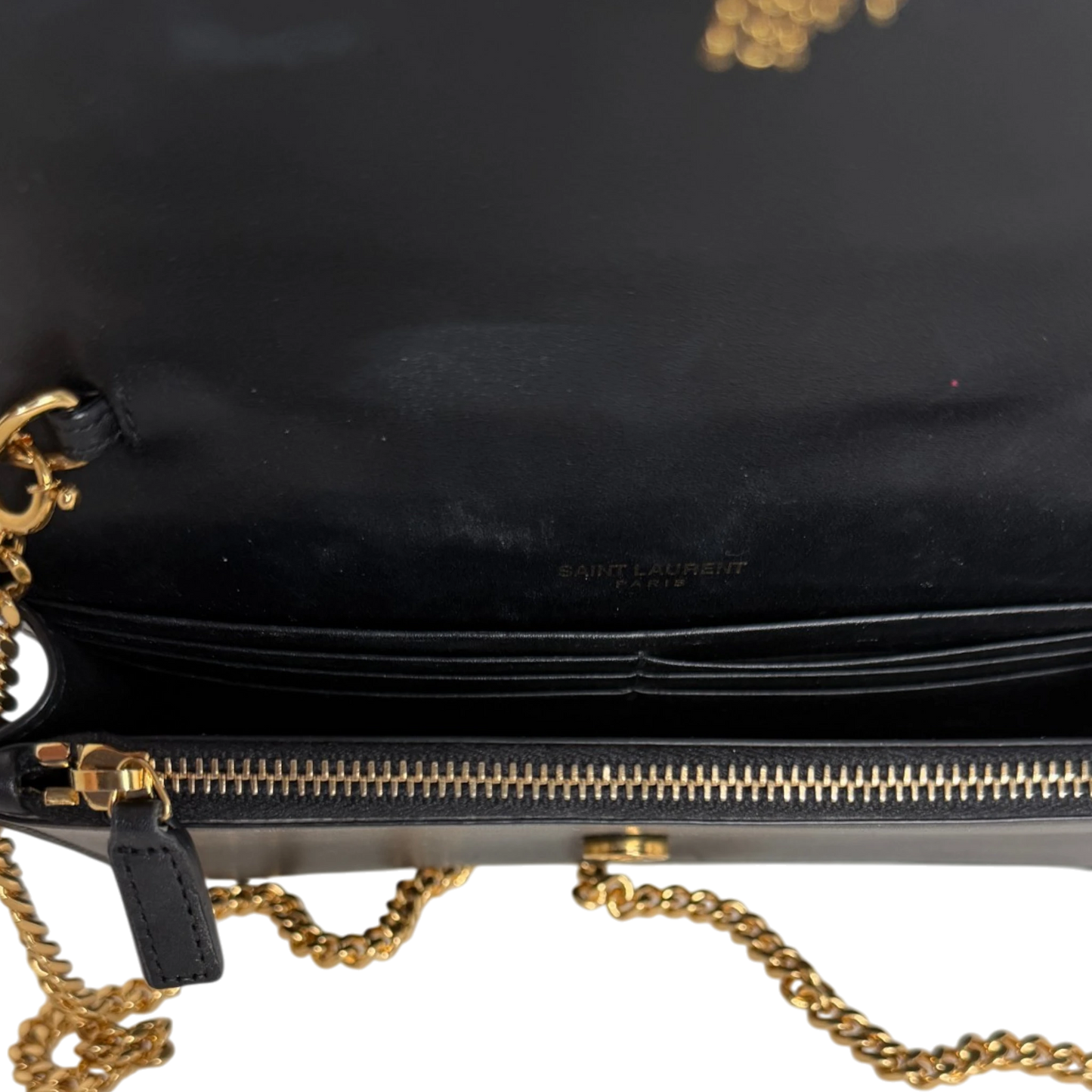 Saint Laurent YSL Kate Small Leder schwarz Saint Laurent