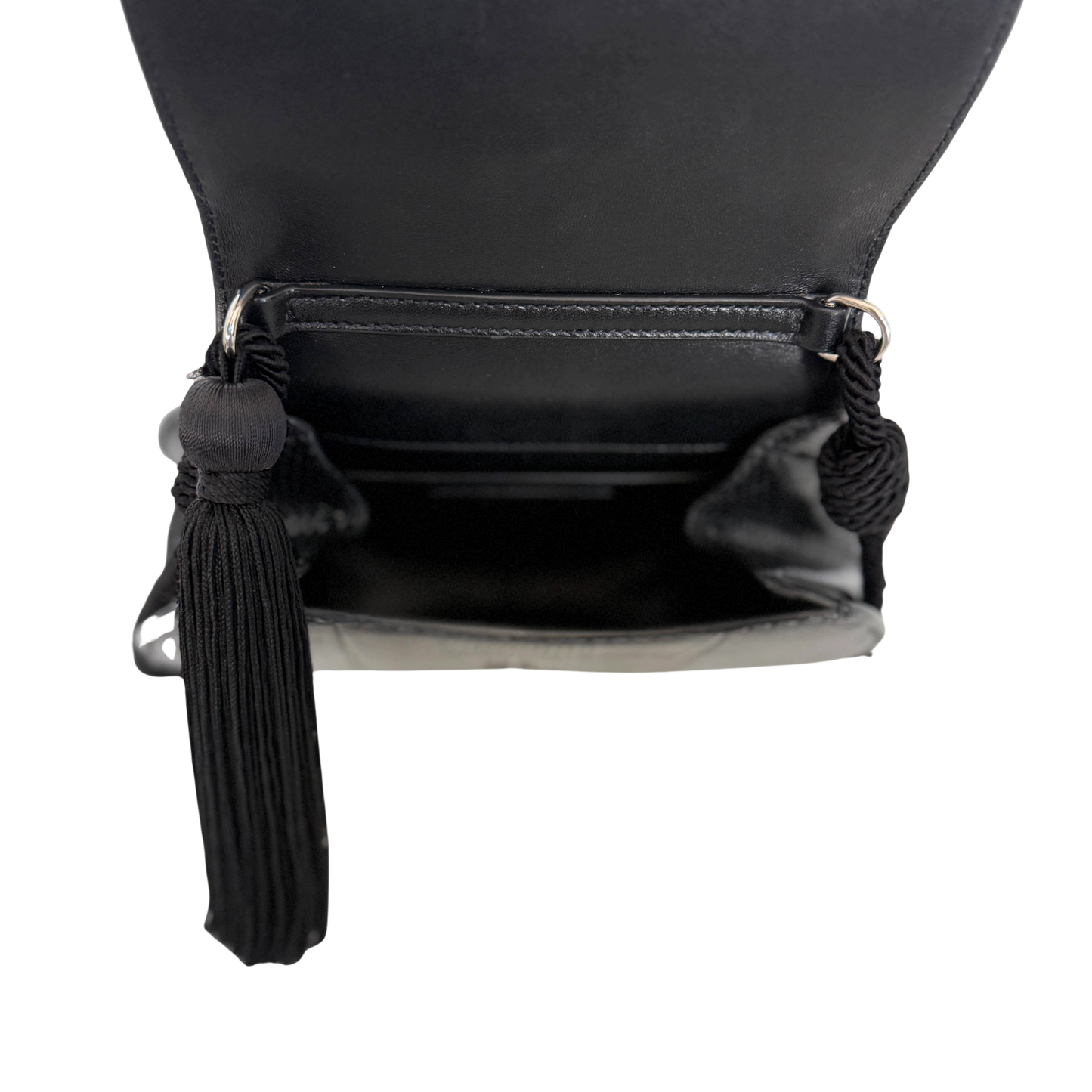 Saint Laurent Demi Lune Minaudiere Schwarz / sehr gut Saint Laurent