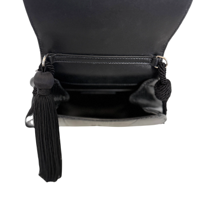 Saint Laurent Demi Lune Minaudiere Schwarz / sehr gut Saint Laurent