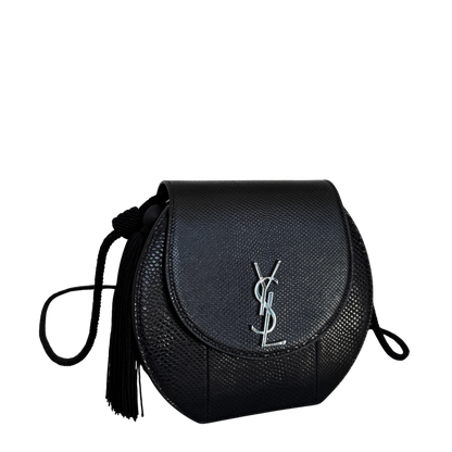 Saint Laurent Demi Lune Minaudiere Schwarz / sehr gut Saint Laurent
