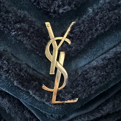 Saint Laurent Loulou Medium Quilted Y Patchwork schwarz / neuwertig Saint Laurent