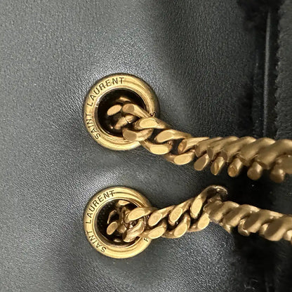 Saint Laurent Loulou Medium Quilted Y Patchwork schwarz / neuwertig Saint Laurent