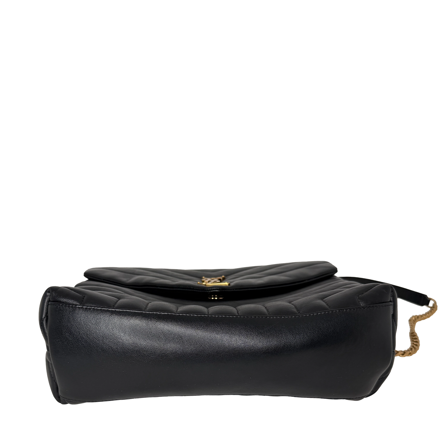 Saint Laurent LouLou Medium Leder Schwarz GHW Saint Laurent