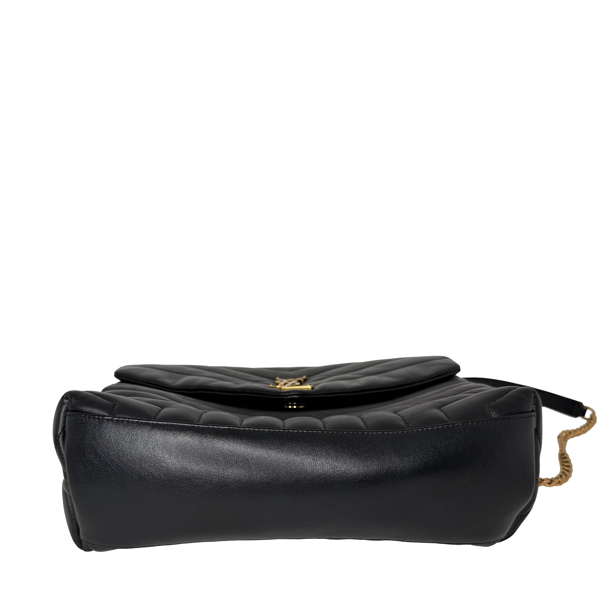 Saint Laurent LouLou Medium Leder Schwarz GHW Saint Laurent