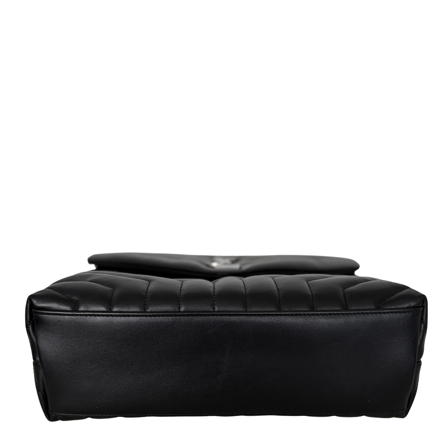 Saint Laurent YSL LouLou Medium Leder schwarz silber Hardware / sehr gut Saint Laurent