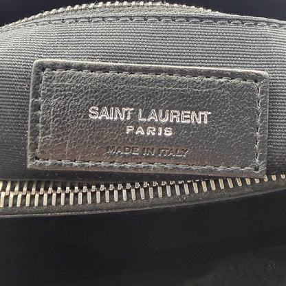 Saint Laurent YSL LouLou Medium Leder schwarz silber Hardware / sehr gut Saint Laurent