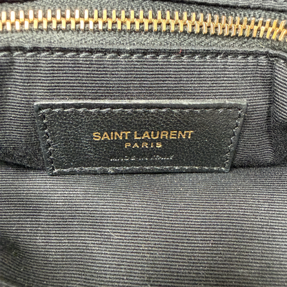Saint Laurent LouLou Medium Leder Schwarz GHW Saint Laurent