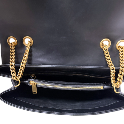 Saint Laurent LouLou Medium Leder Schwarz goldene Hardware / sehr gut Saint Laurent