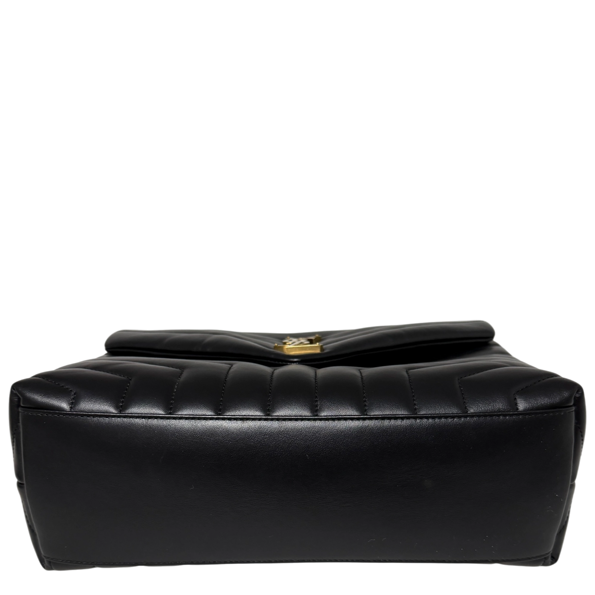 Saint Laurent LouLou Medium Leder Schwarz goldene Hardware / sehr gut Saint Laurent