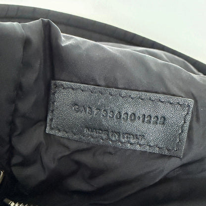 Saint Laurent LouLou Puffer Bag Medium Econyl All Black / sehr gut Saint Laurent