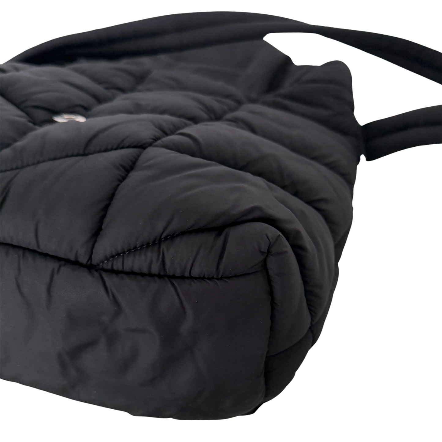 Saint Laurent LouLou Puffer Bag Medium Econyl All Black / sehr gut Saint Laurent