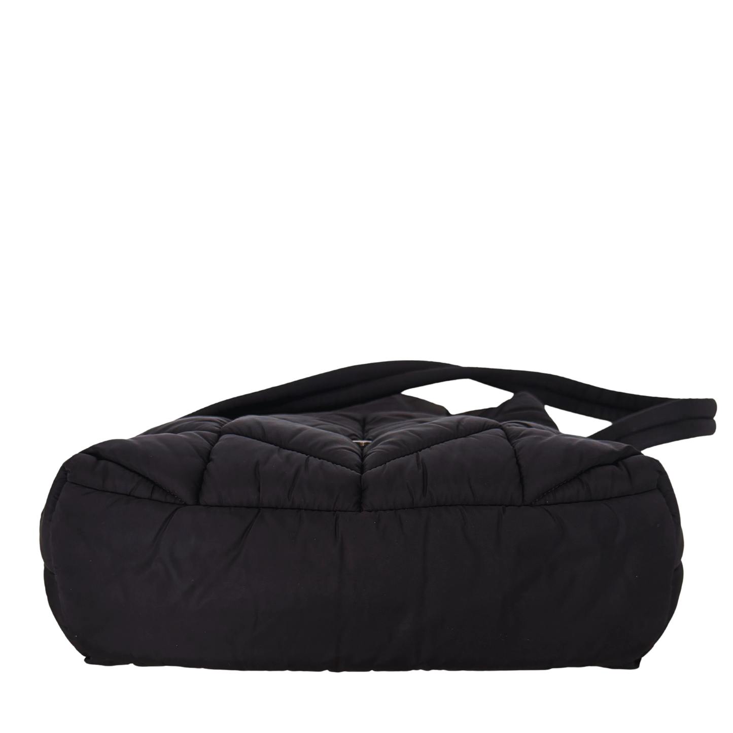 Saint Laurent LouLou Puffer Bag Medium Econyl All Black / sehr gut Saint Laurent