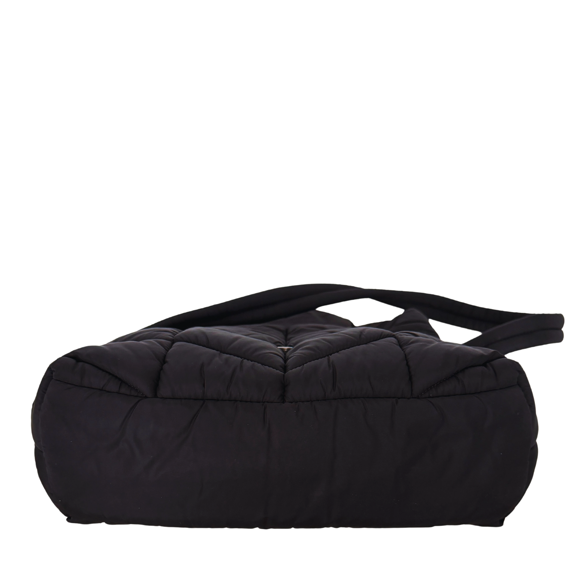 Saint Laurent LouLou Puffer Bag Medium Econyl All Black / sehr gut Saint Laurent
