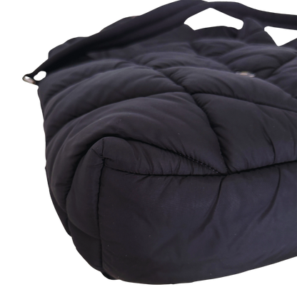 Saint Laurent LouLou Puffer Bag Medium Econyl All Black / sehr gut Saint Laurent