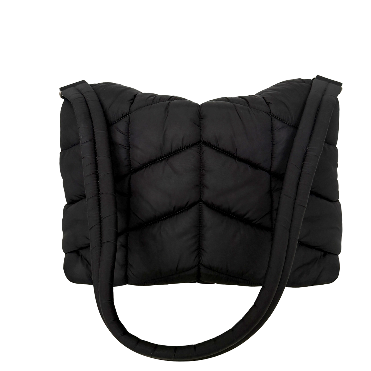 Saint Laurent LouLou Puffer Bag Medium Econyl All Black / sehr gut Saint Laurent