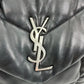 Saint Laurent LouLou Puffer Medium Handtasche schwarz Lammleder / gut Saint Laurent