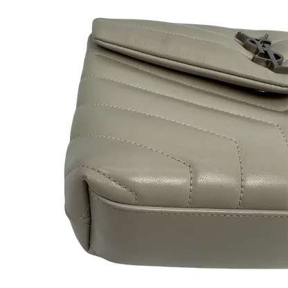 Saint Laurent LouLou Small Tasche beige-grau /gut - Echtheitscheck