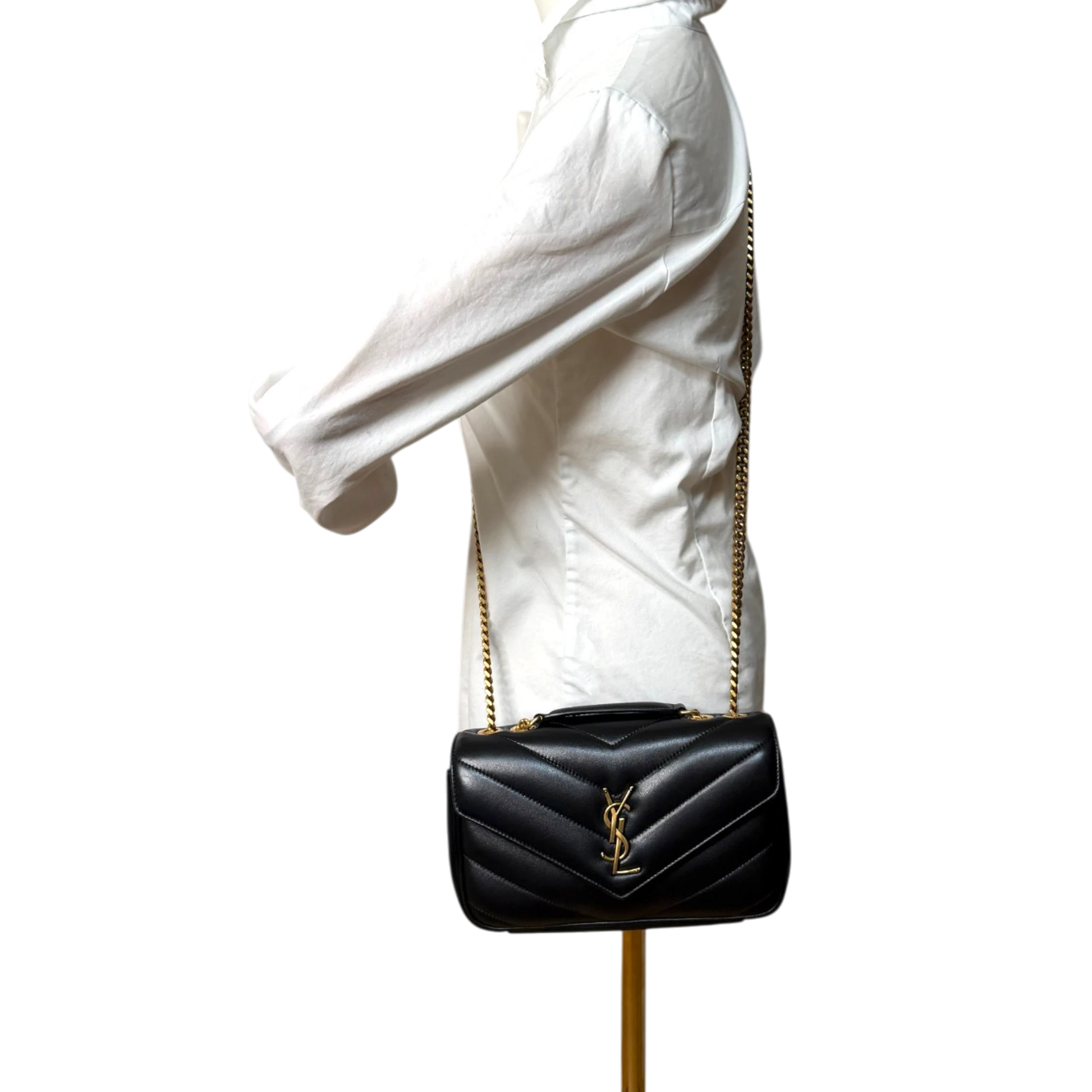 Saint Laurent LouLou Small Lammleder schwarz 2025 Saint Laurent