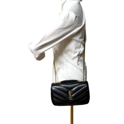 Saint Laurent LouLou Small Lammleder schwarz 2025 Saint Laurent