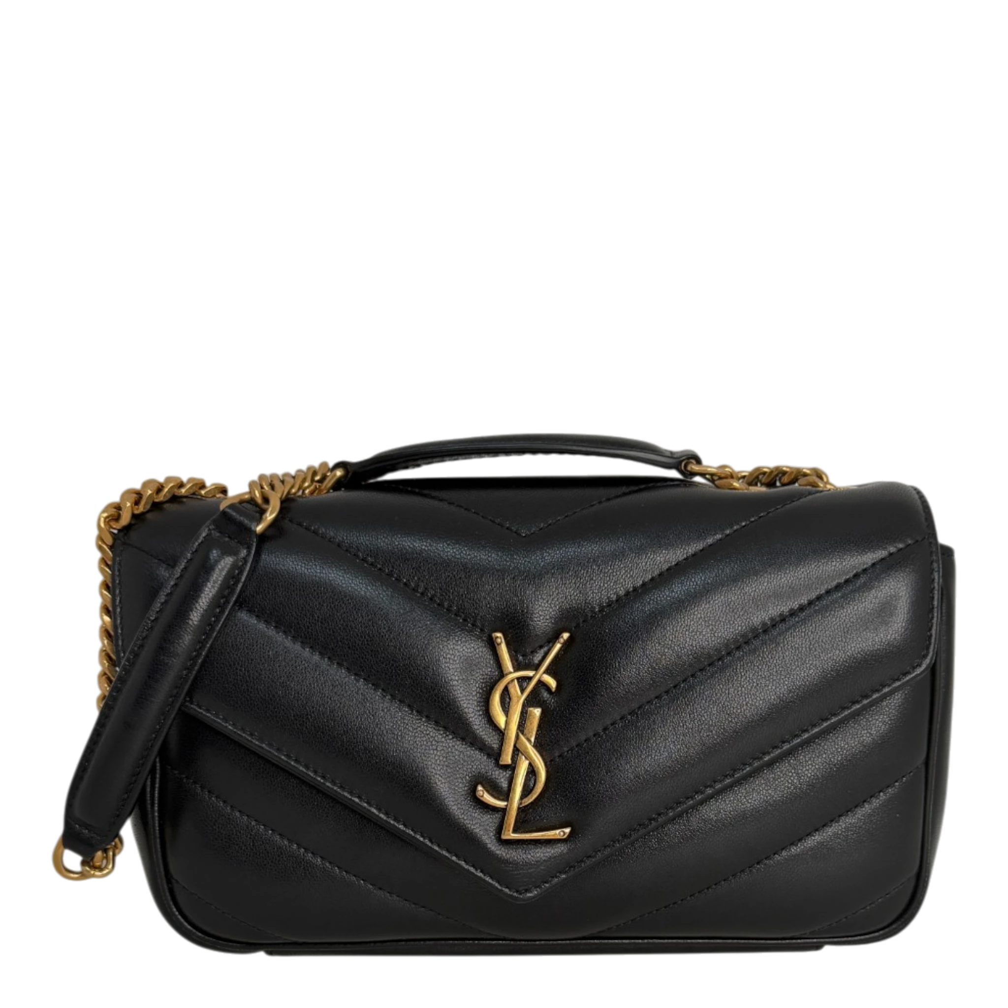 Saint Laurent LouLou Small Lammleder schwarz 2025 Saint Laurent