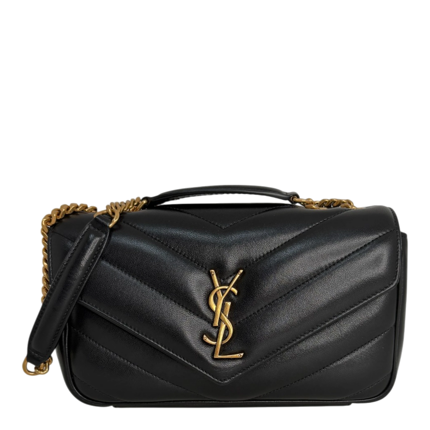 Saint Laurent LouLou Small Lammleder schwarz 2025 Saint Laurent