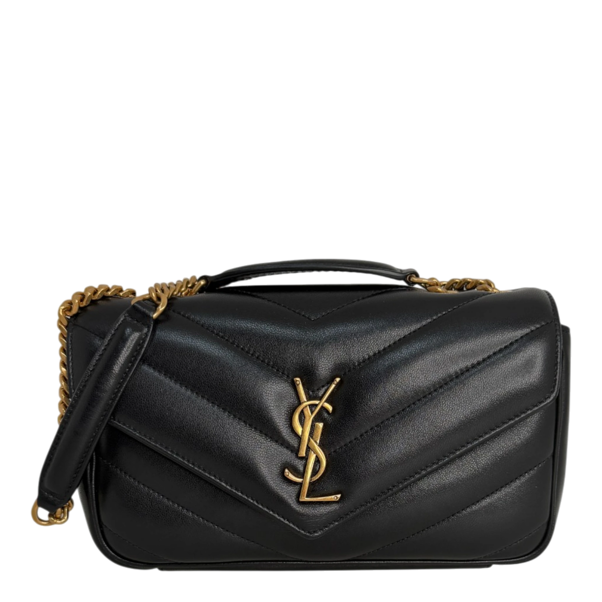 Saint Laurent LouLou Small Lammleder schwarz 2025 Saint Laurent
