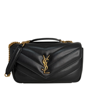 Saint Laurent LouLou Small Lammleder schwarz 2025